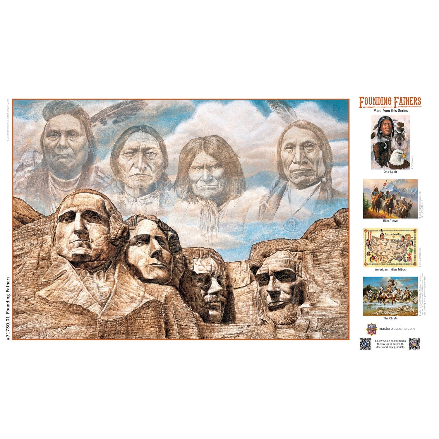 Founding Fathers 500 Piece Jigsaw Puzzle - Image 4
