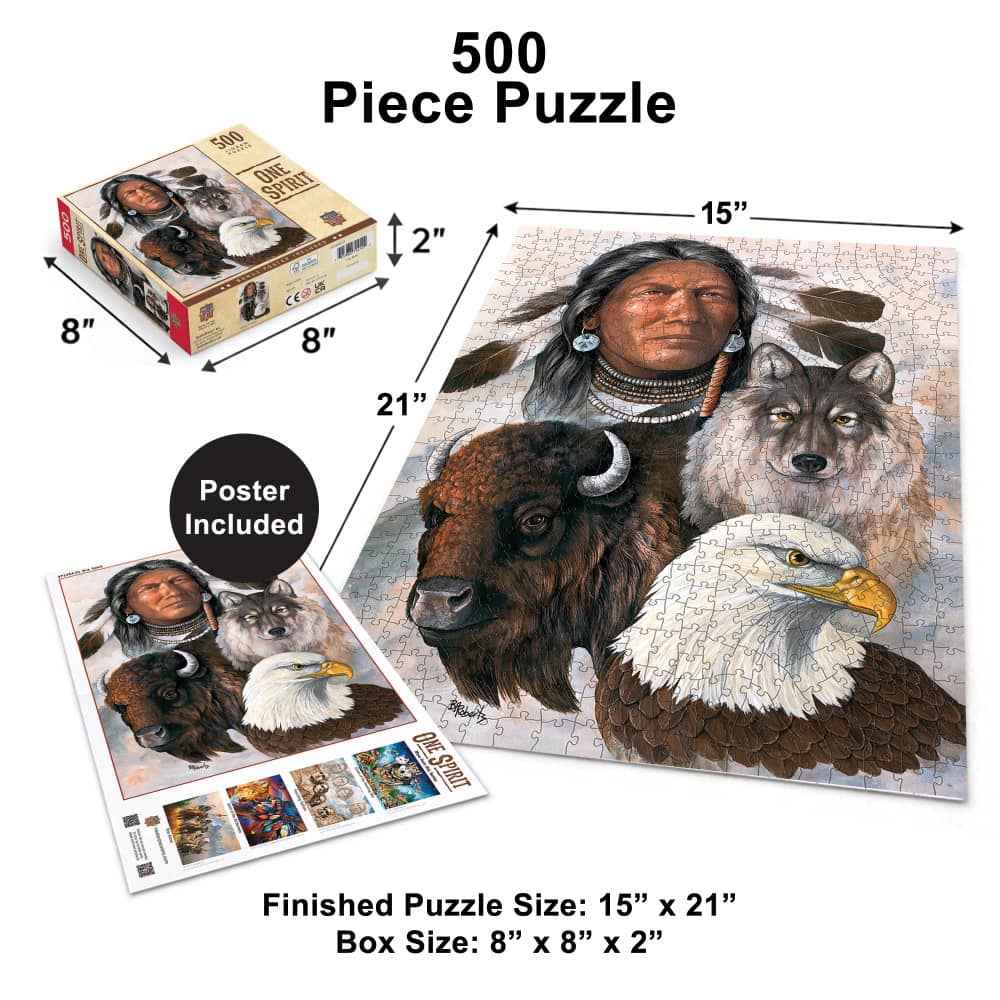 One Spirit 550 Piece Jigsaw Puzzle - Image 5