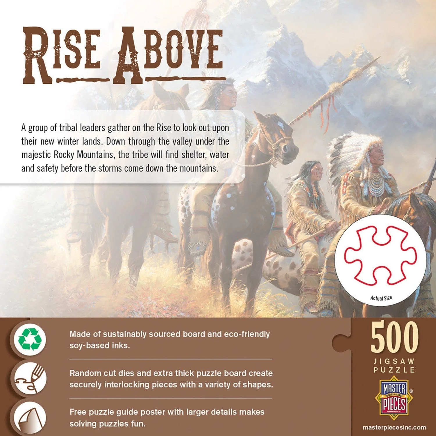 Rise Above 550 Piece Jigsaw Puzzle - Image 3