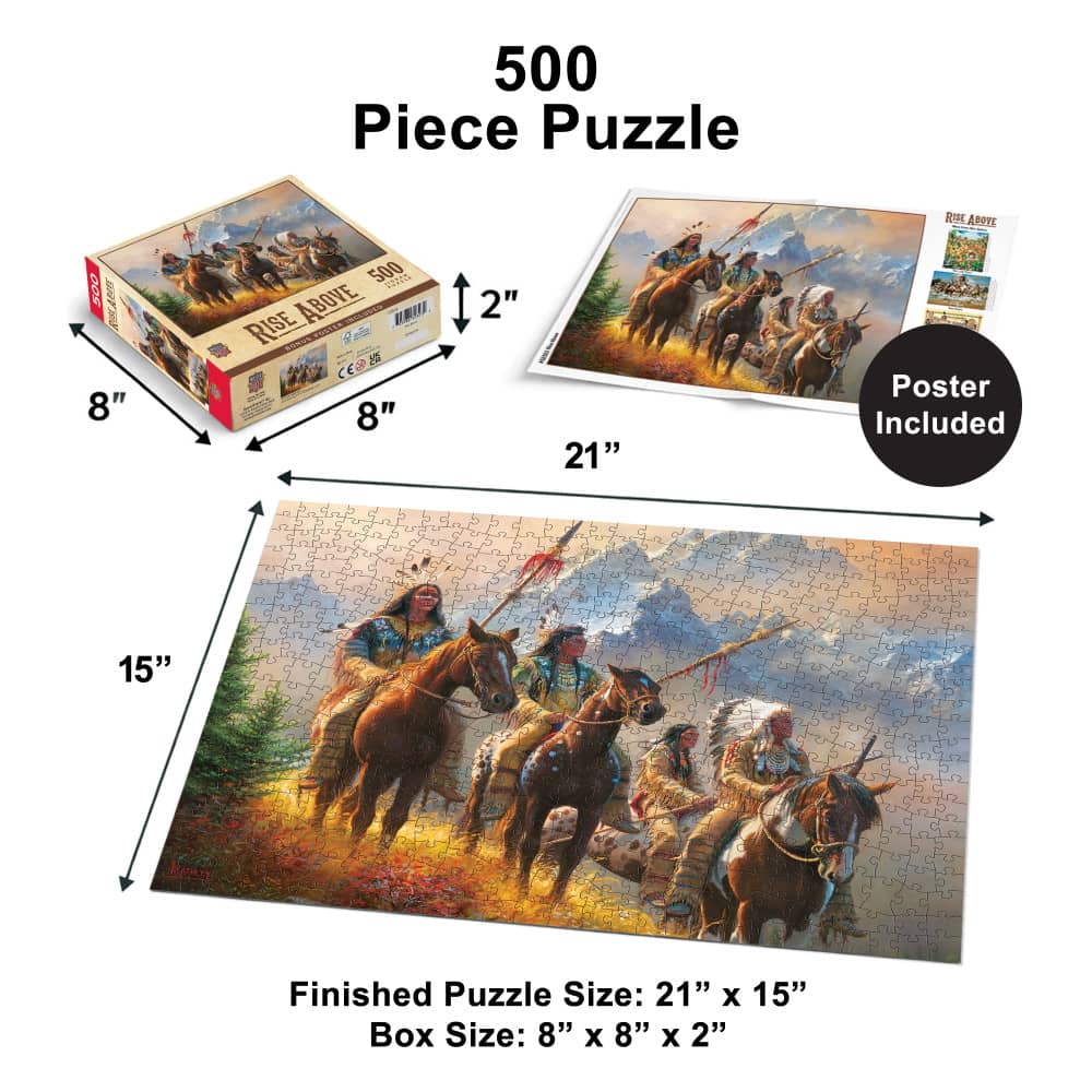 Rise Above 550 Piece Jigsaw Puzzle - Image 5