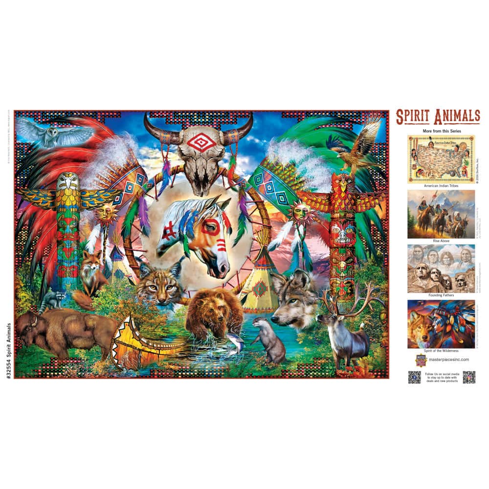 Tribal Spirit - Spirit Animals 500 Piece Jigsaw Puzzle - Image 4