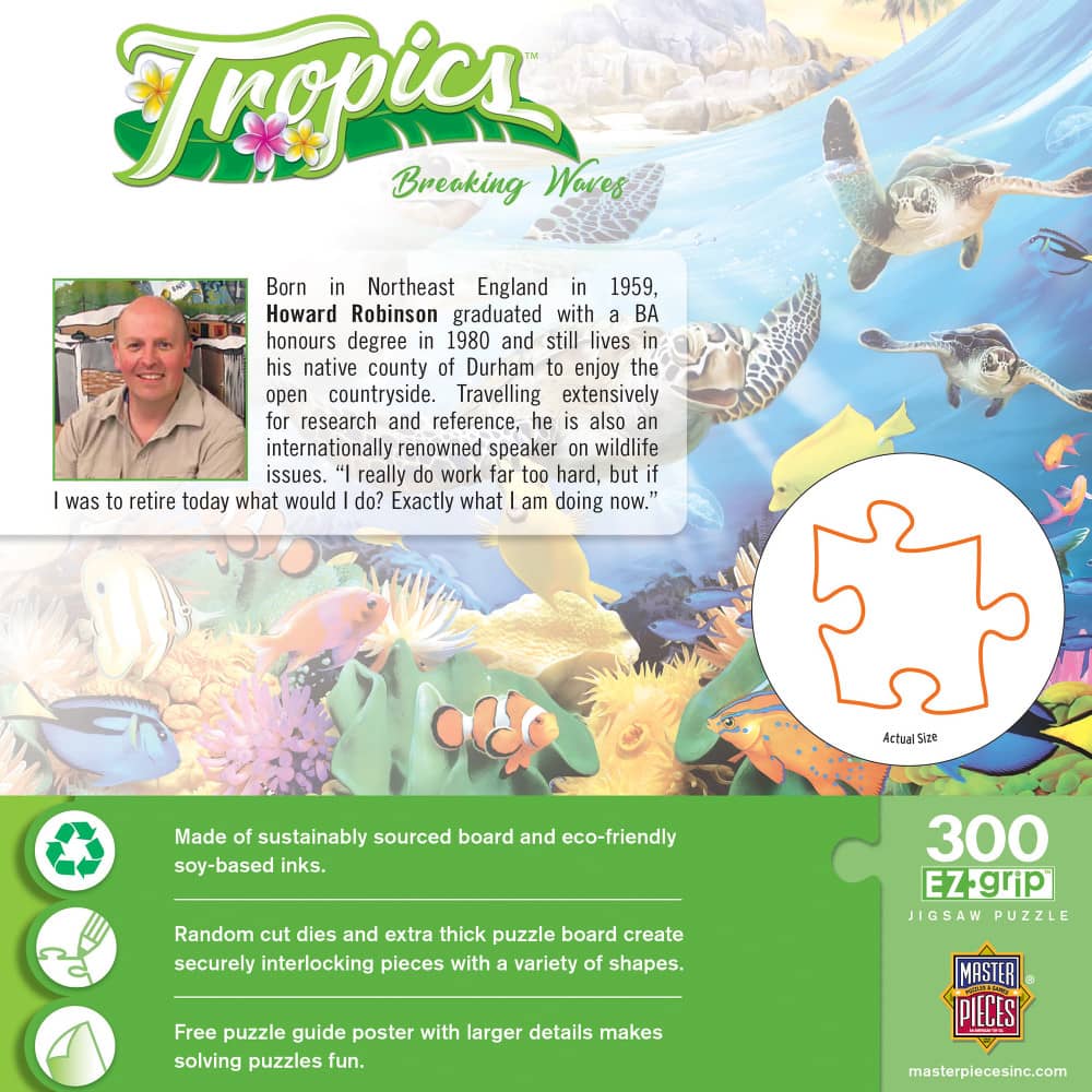Tropics - Breaking Waves 300 Piece EZ Grip Jigsaw Puzzle - Image 3