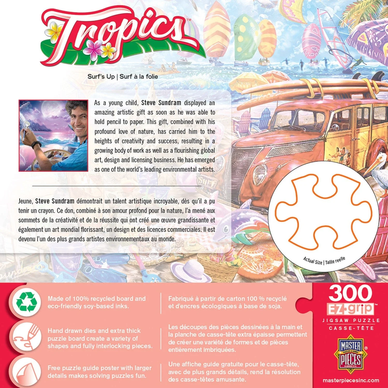 Tropics - Surf's Up 300 Piece EZ Grip Jigsaw Puzzle - Image 3