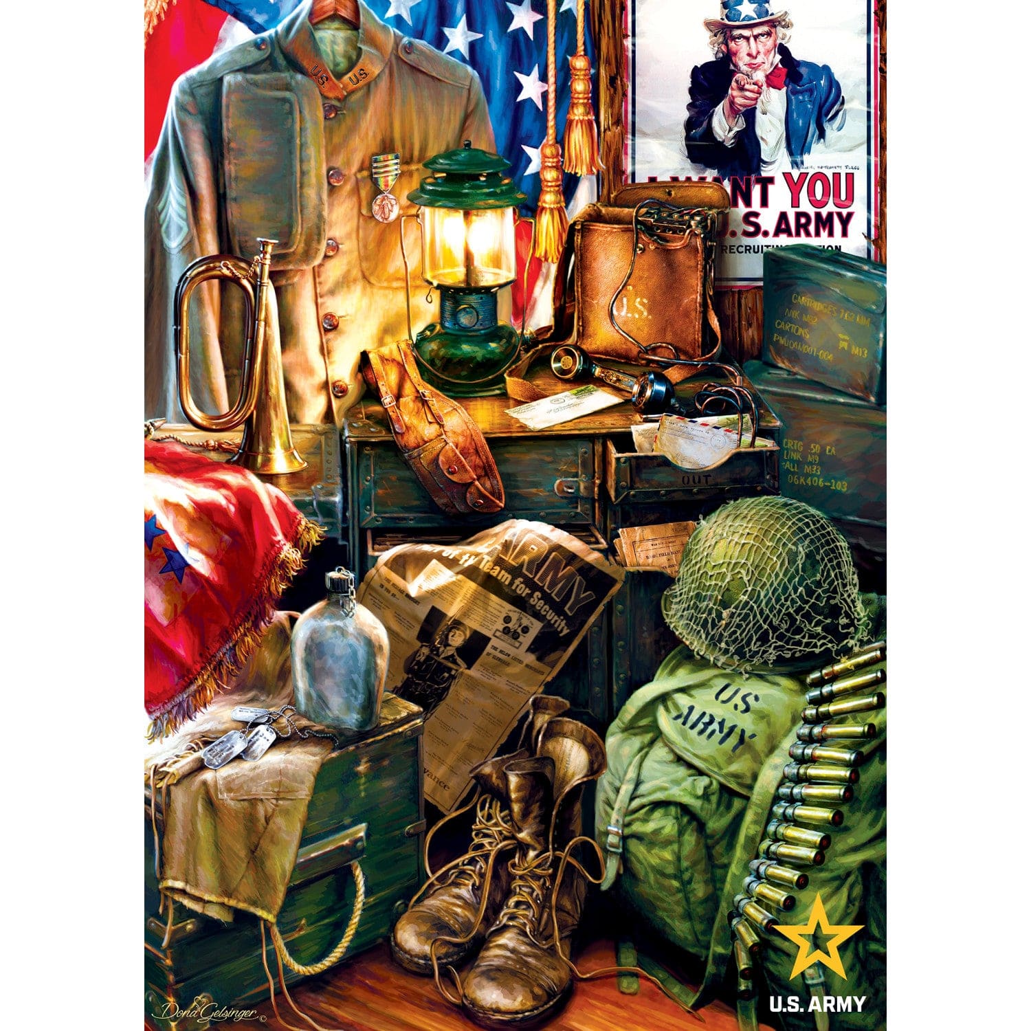 U.S. Army - Men of Honor 1000 Piece Jigsaw Puzzle - Image 2