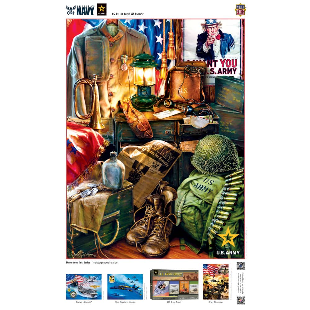 U.S. Army - Men of Honor 1000 Piece Jigsaw Puzzle - Image 4