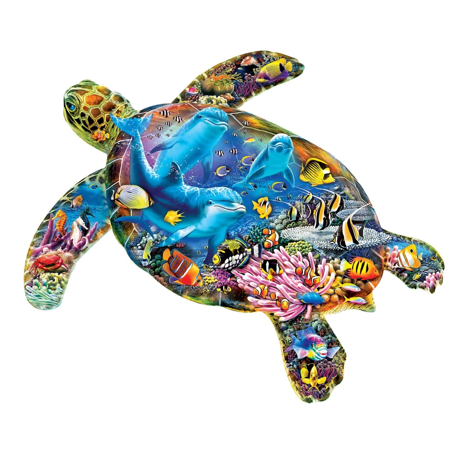 Undersea Adventures - 100 Piece Shaped Jigsaw Puzzle - Image 2