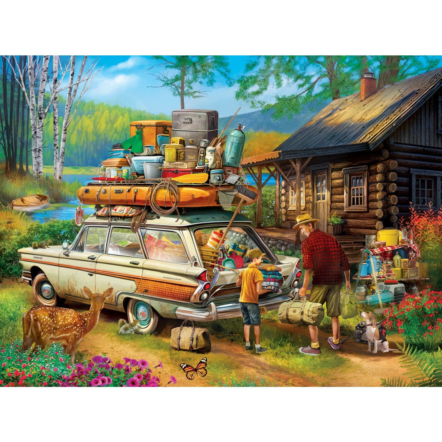 Campside - Unpacking Memories 300 Piece EZ Grip Jigsaw Puzzle - Image 2