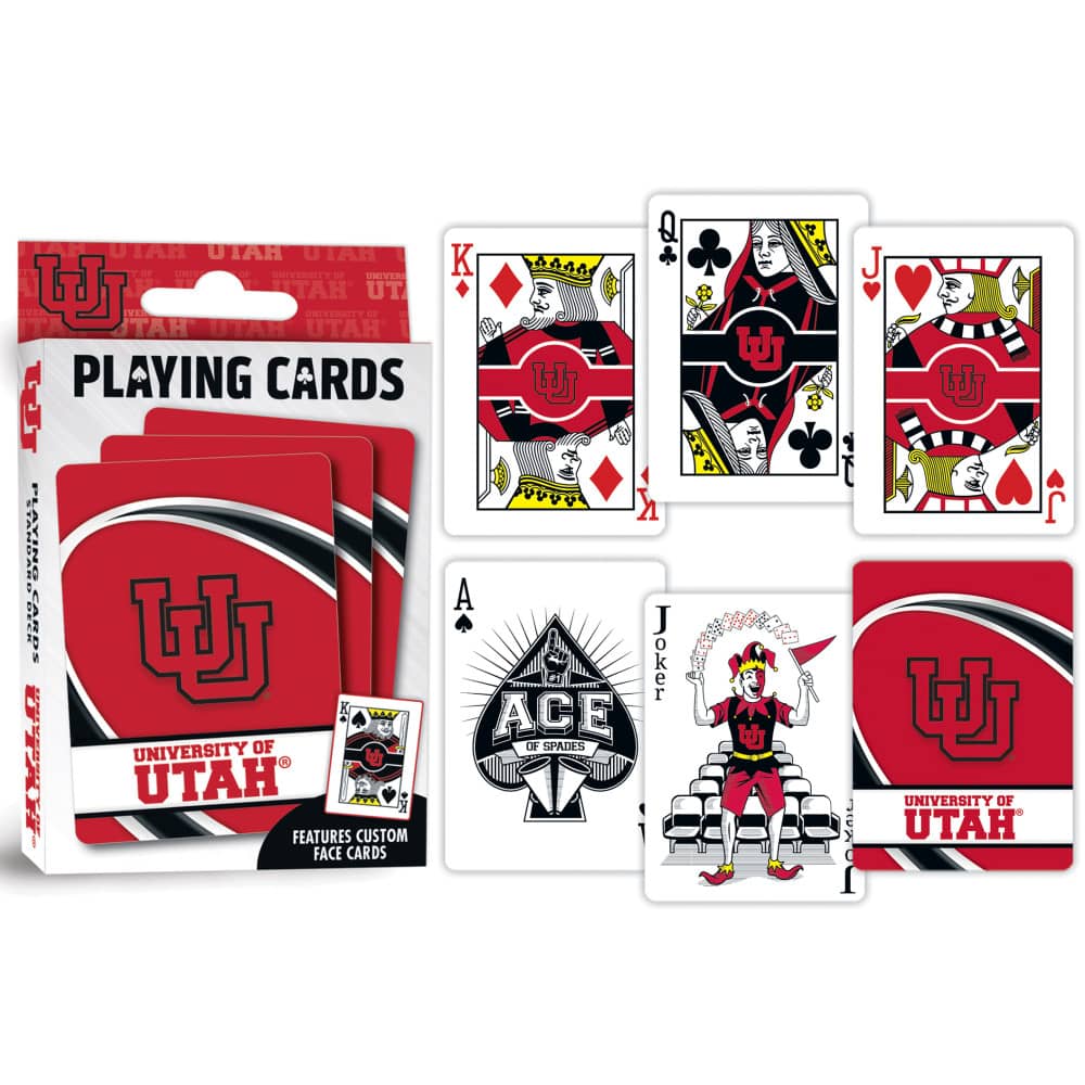 Utah Utes Playing Cards - 54 Card Deck - Image 3