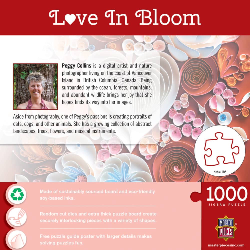 Valentine's Day - Love in Bloom 1000 Piece Jigsaw Puzzle - Image 3