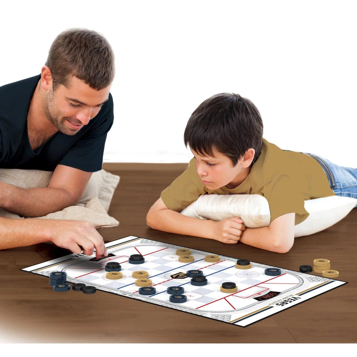 Las Vegas Golden Knights Checkers Board Game - Image 4