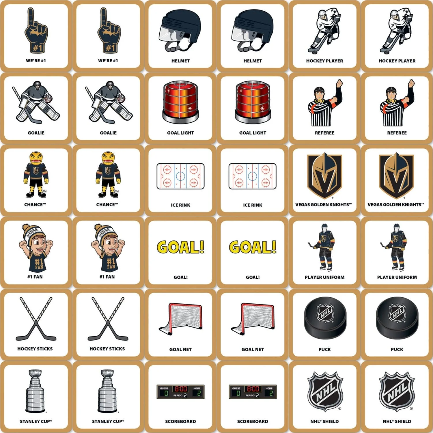 Vegas Golden Knights Matching Game - Image 2