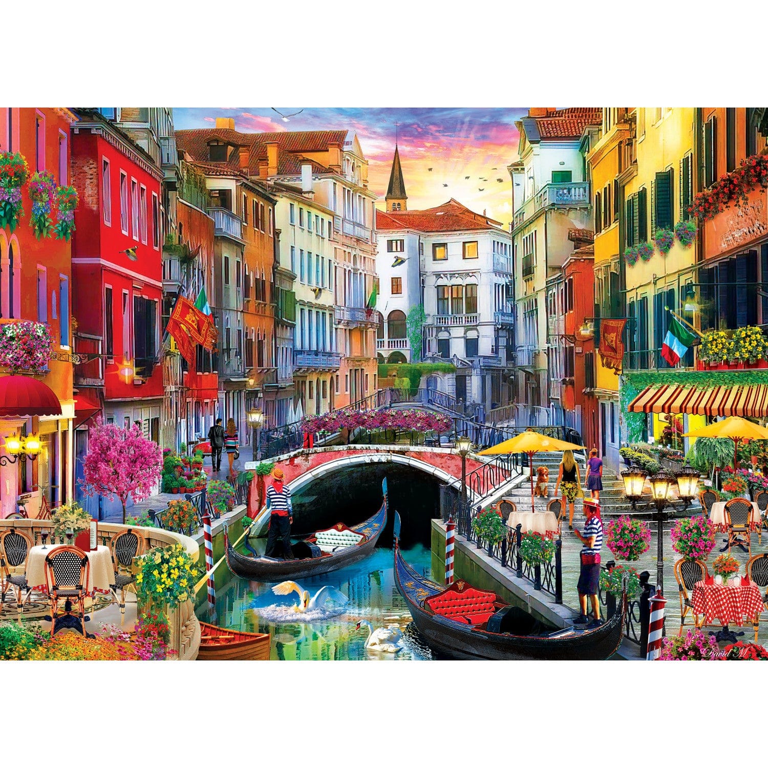 Colorscapes - Venice la Vecanza 1000 Piece Jigsaw Puzzle - Image 2