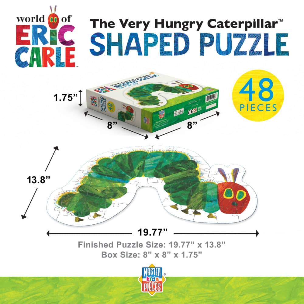 Eric Carle - The Very Hungry Caterpillar 48 Piece Shaped Puzzle - Image 4