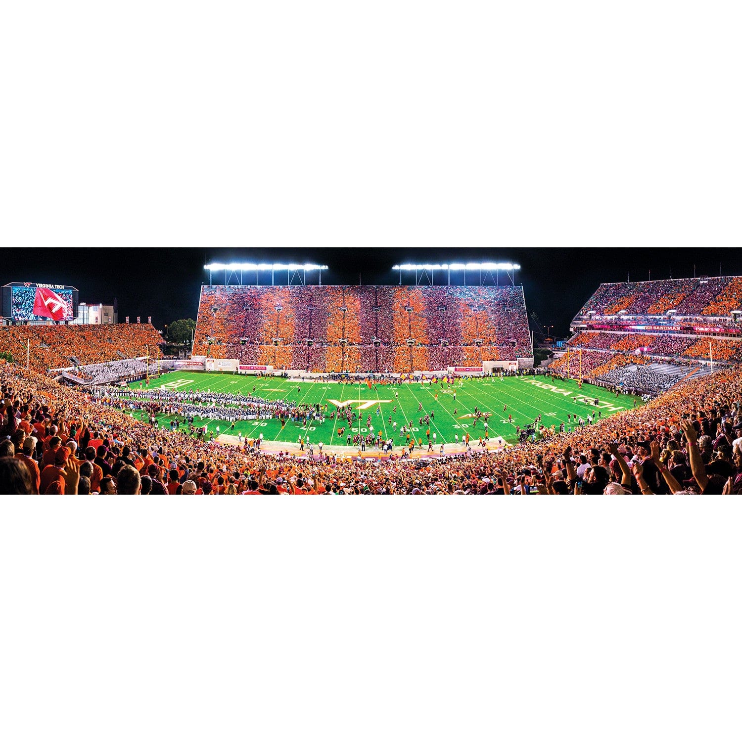 Virginia Tech Hokies - 1000 Piece Panoramic Jigsaw Puzzle - Image 2