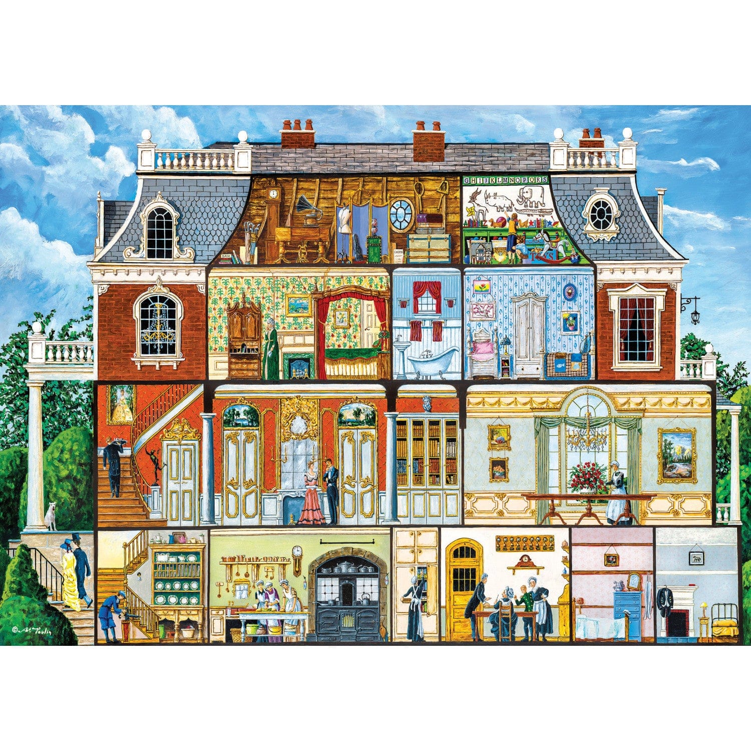 Walden Manor House - Jigsaw Puzzle