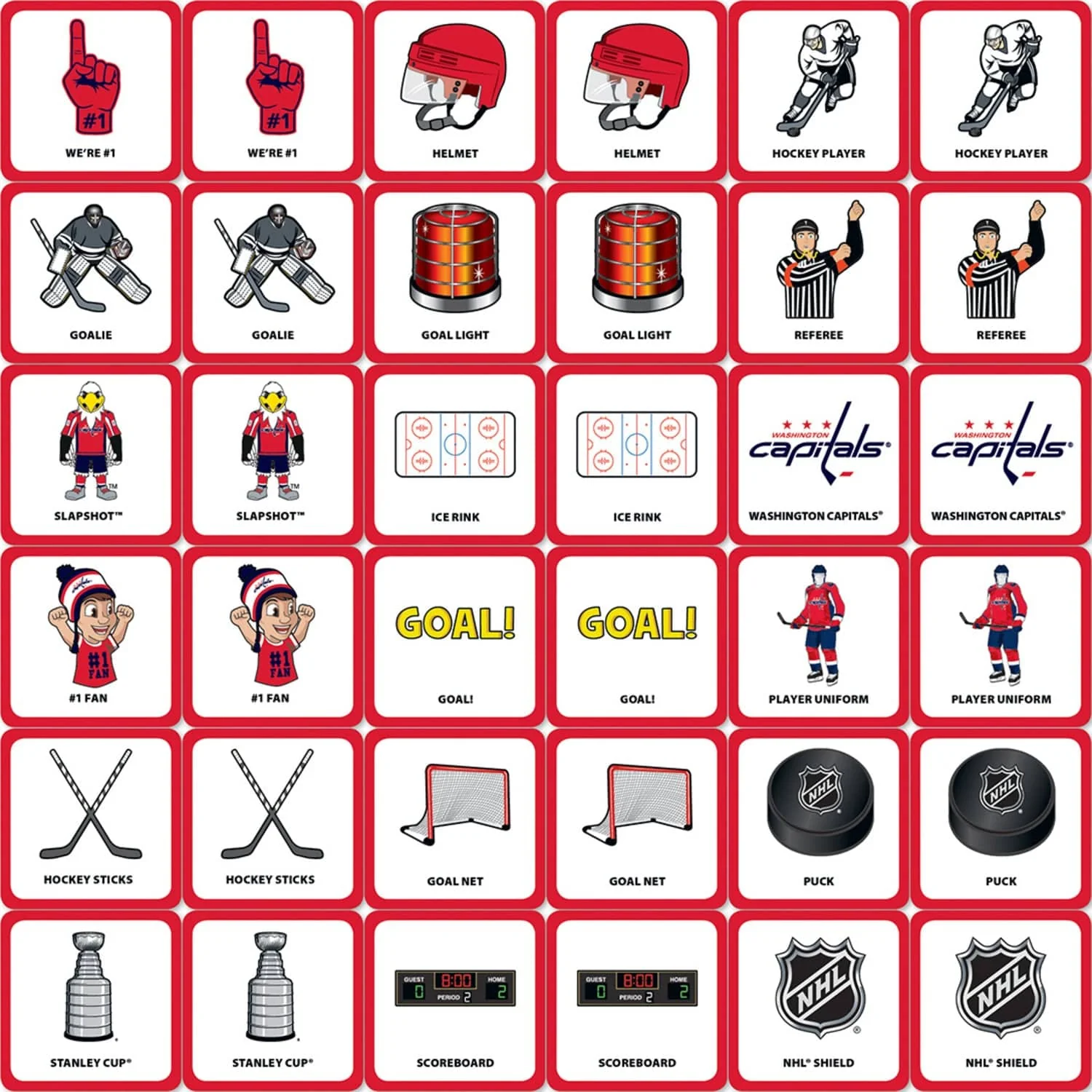 Washington Capitals Matching Game - Image 2