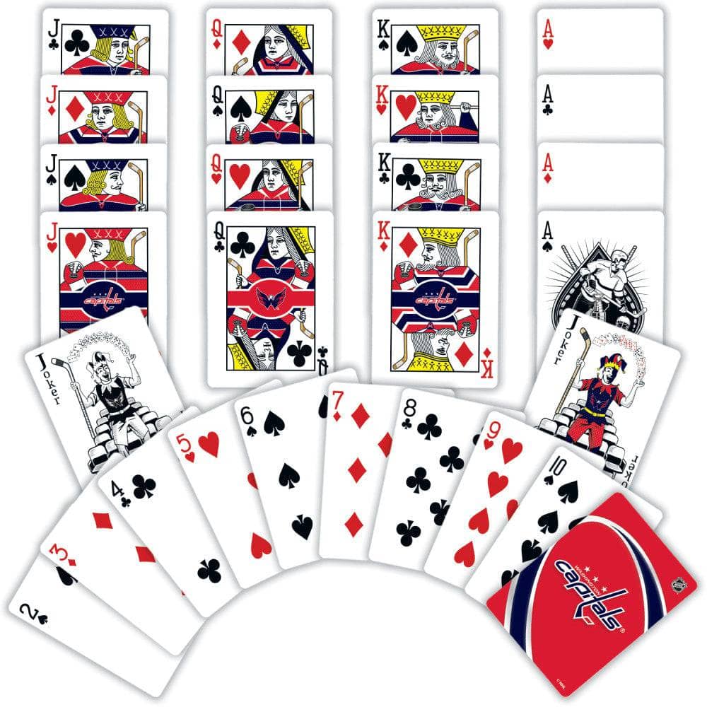 Washington Capitals Playing Cards - 54 Card Deck - Image 2