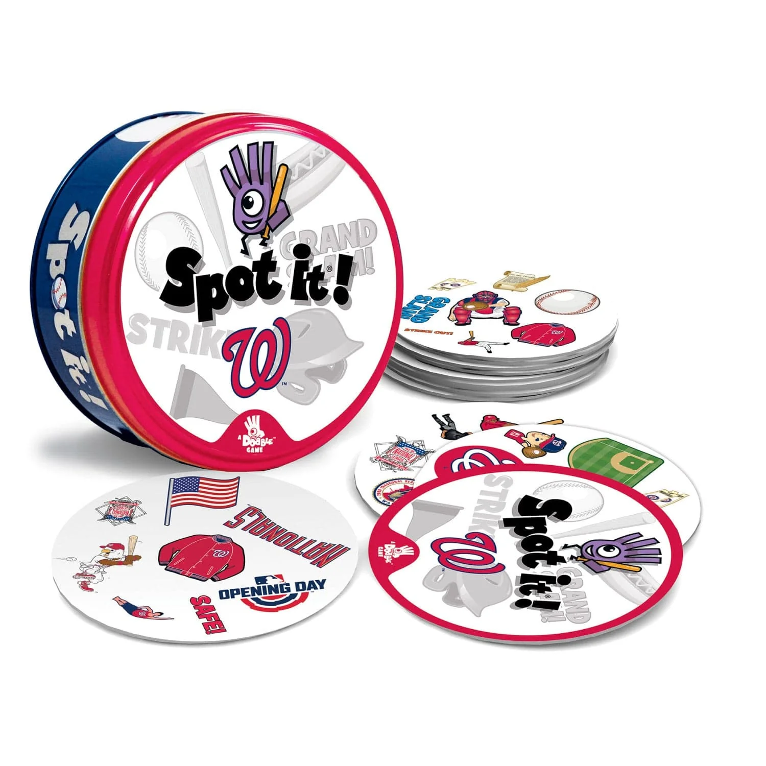 Washington Nationals Spot It! Card Game - Image 2