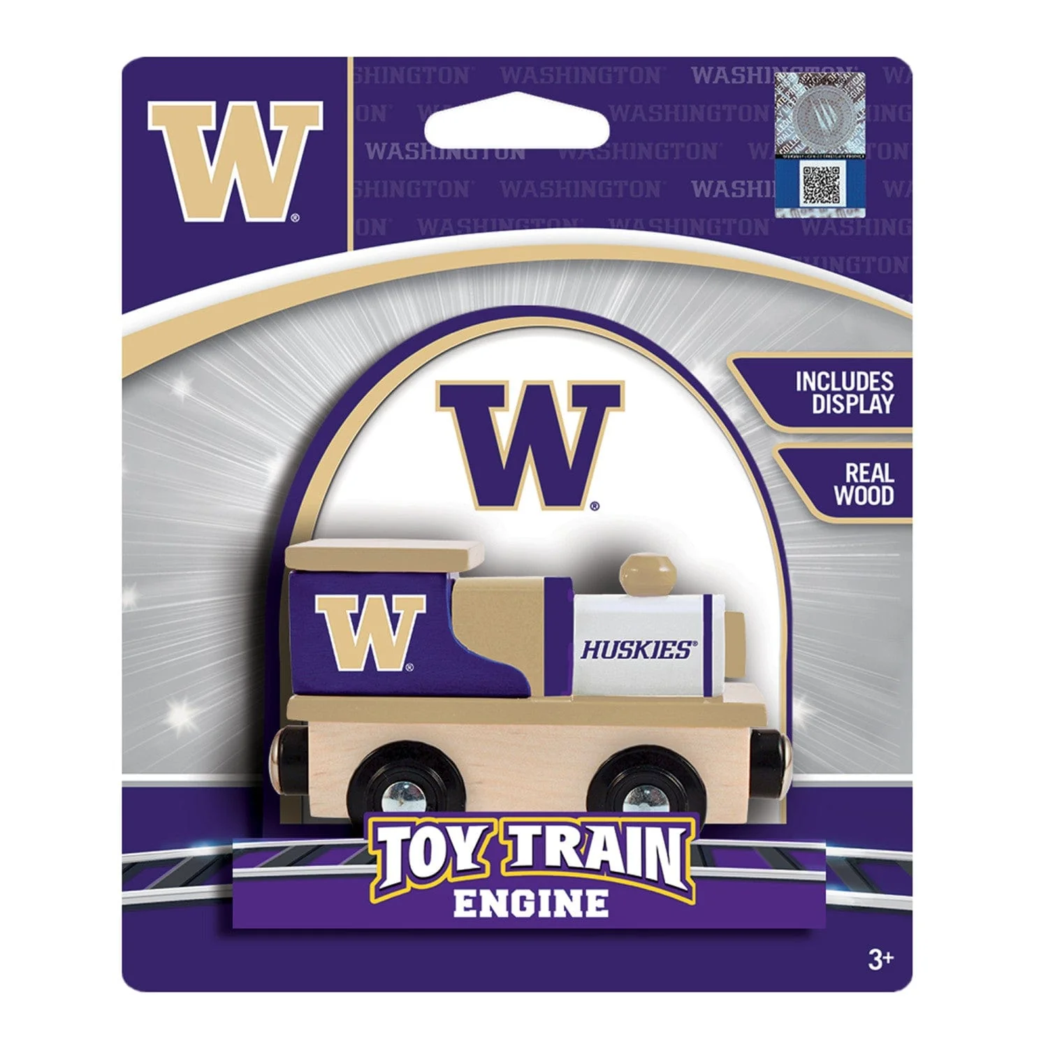 Washington Huskies Toy Train Engine - Image 2