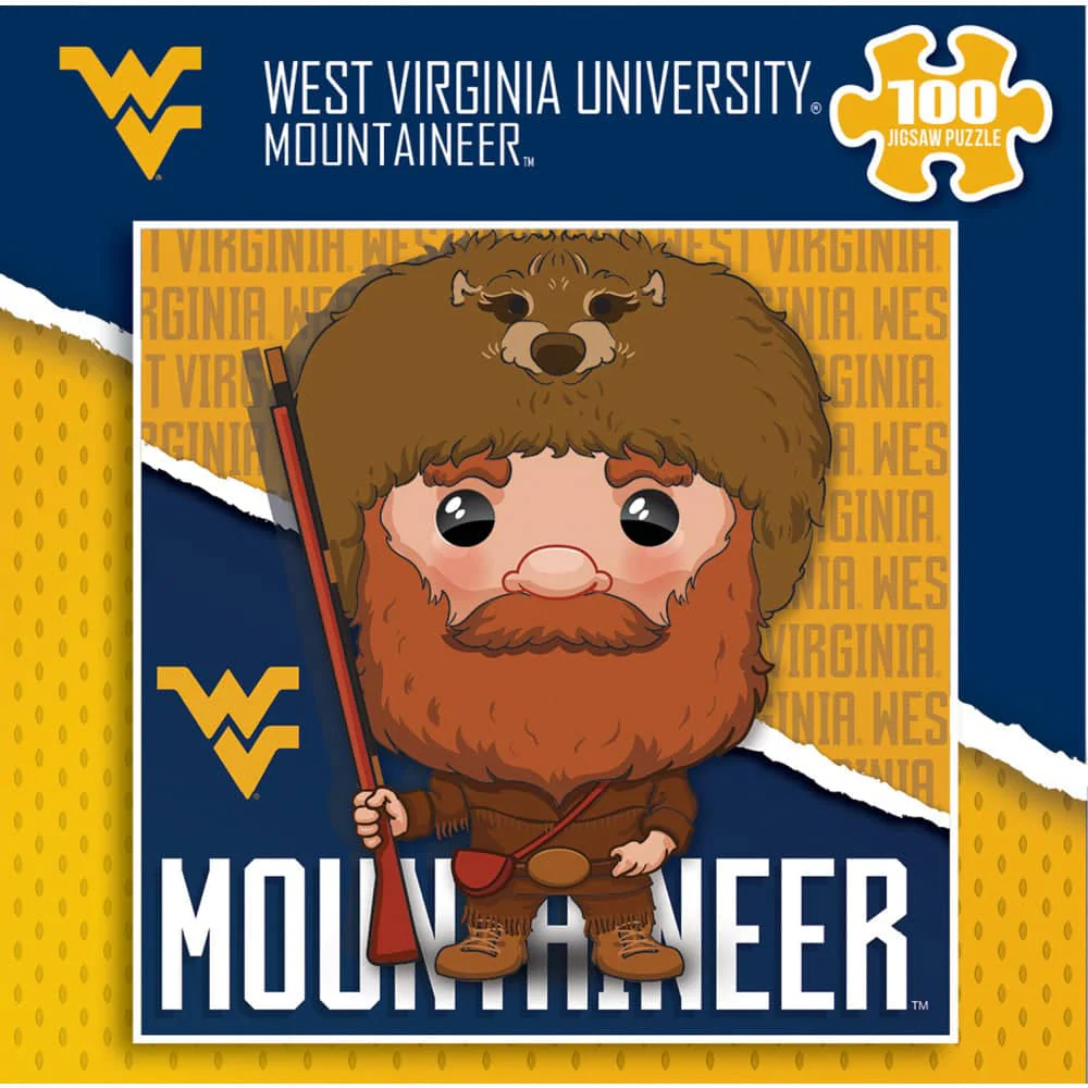 West Virginia Mountaineers - NCAA Mascot 100 Piece Jigsaw Puzzle - Image 3