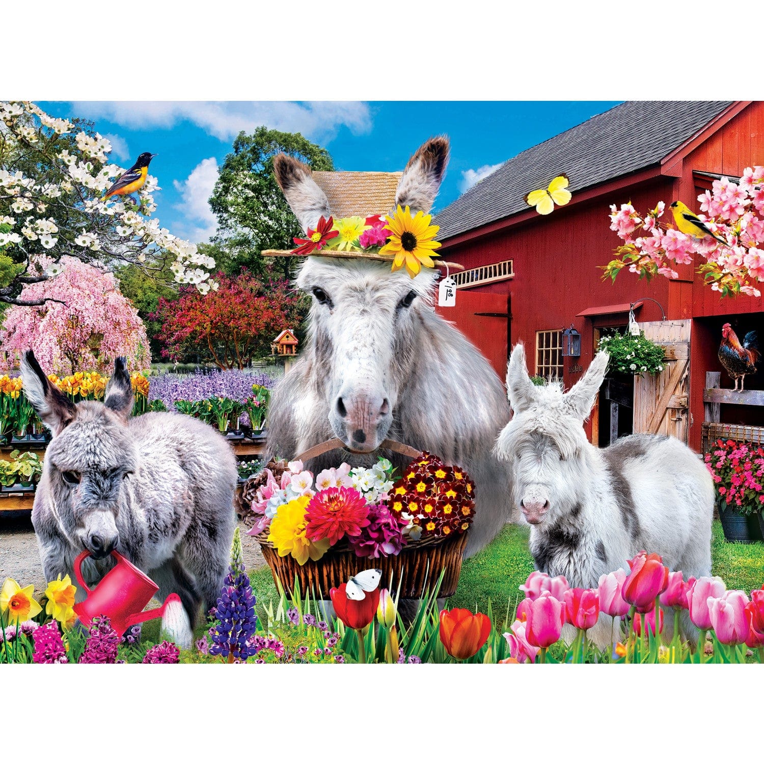 Wild & Whimsical - 500 Piece Jigsaw Puzzles 4 Pack - Image 3