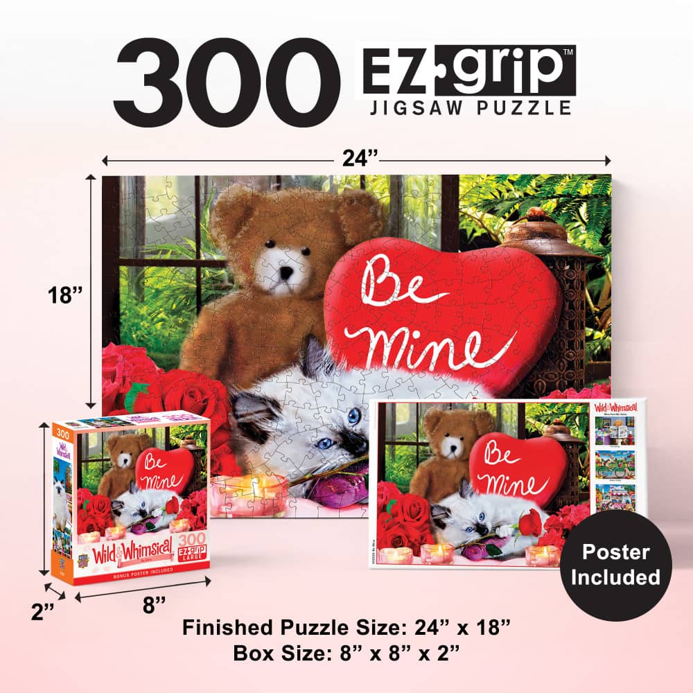 Wild & Whimsical - Be Mine 300 Piece EZ Grip Jigsaw Puzzle - Image 5