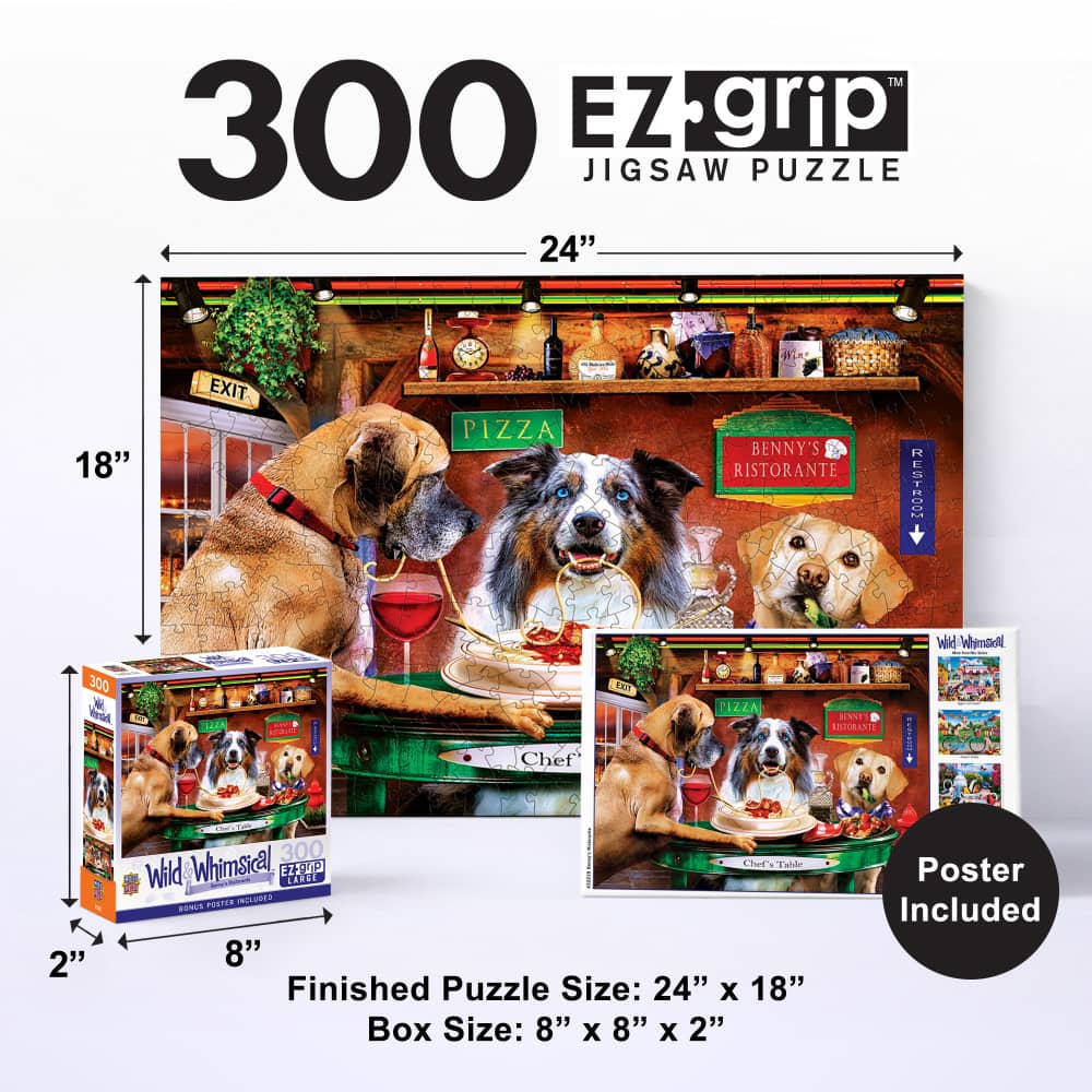Wild & Whimsical - Benny's Ristorante 300 Piece EZ Grip Jigsaw Puzzle - Image 5