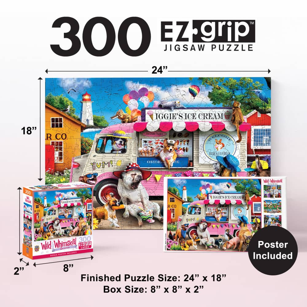 Wild & Whimsical - Iggy's Ice Cream 300 Piece EZ Grip Jigsaw Puzzle - Image 5