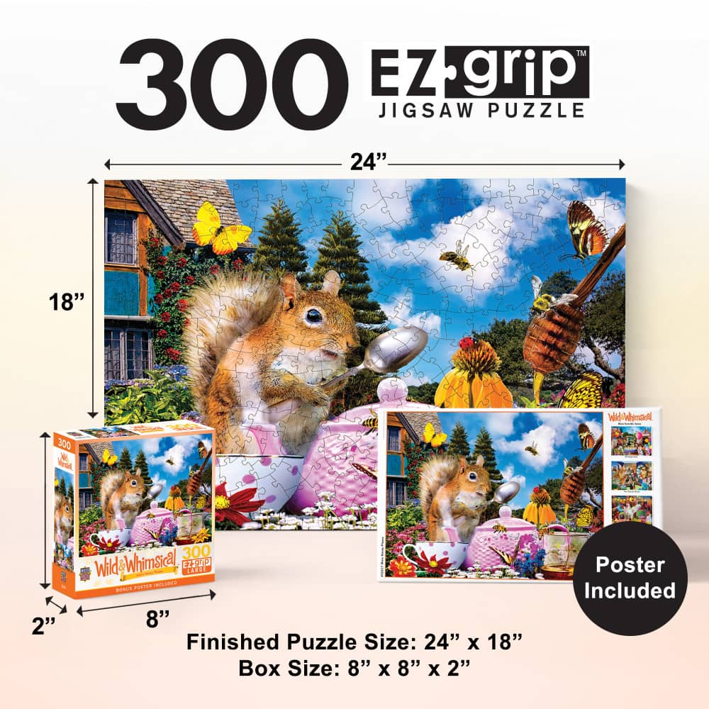 Wild & Whimsical - More Honey Please 300 Piece EZ Grip Jigsaw Puzzle - Image 5