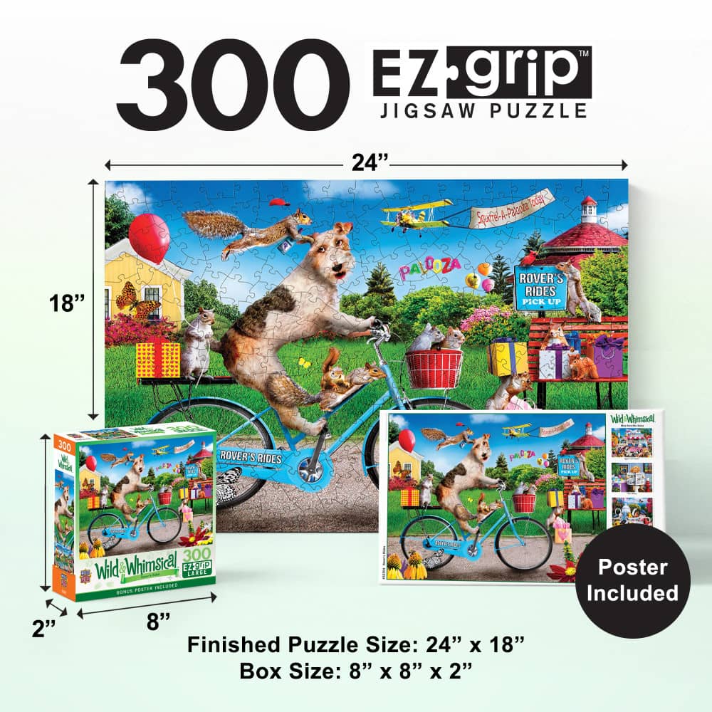 Wild & Whimsical - Rover Rides 300 Piece EZ Grip Jigsaw Puzzle - Image 5