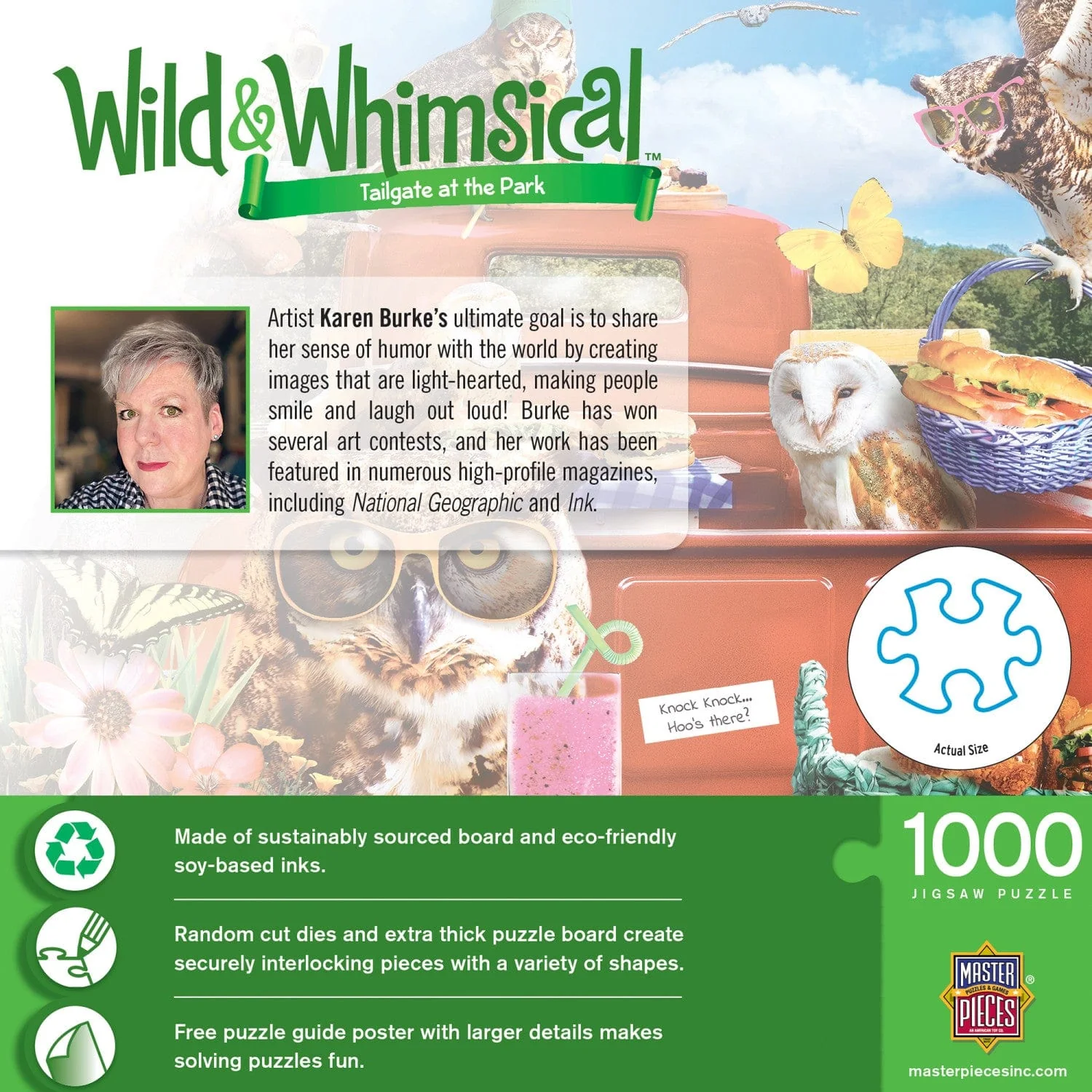 Wild & Whimsical - Tailgate at the Park 1000 Piece Jigsaw Puzzle - Image 3