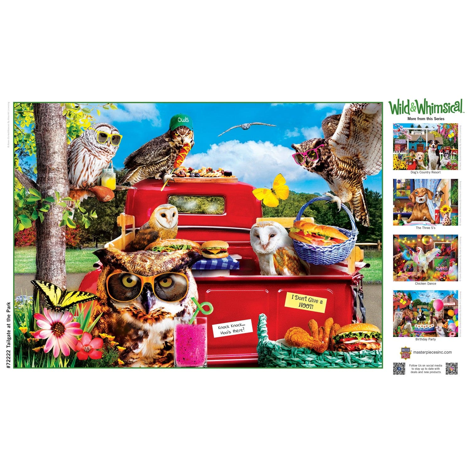 Wild & Whimsical - Tailgate at the Park 1000 Piece Jigsaw Puzzle - Image 4