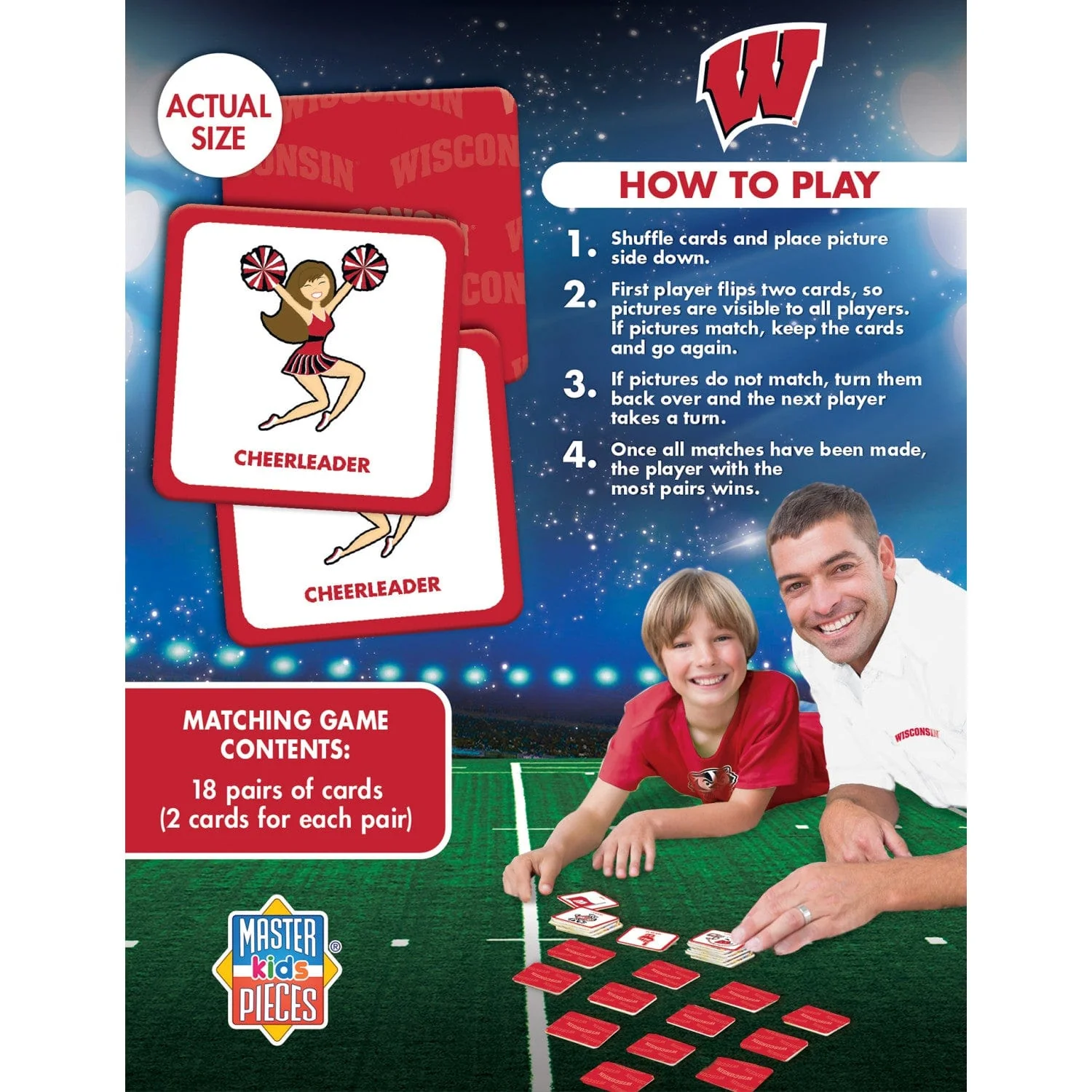 Wisconsin Badgers Matching Game - Image 3