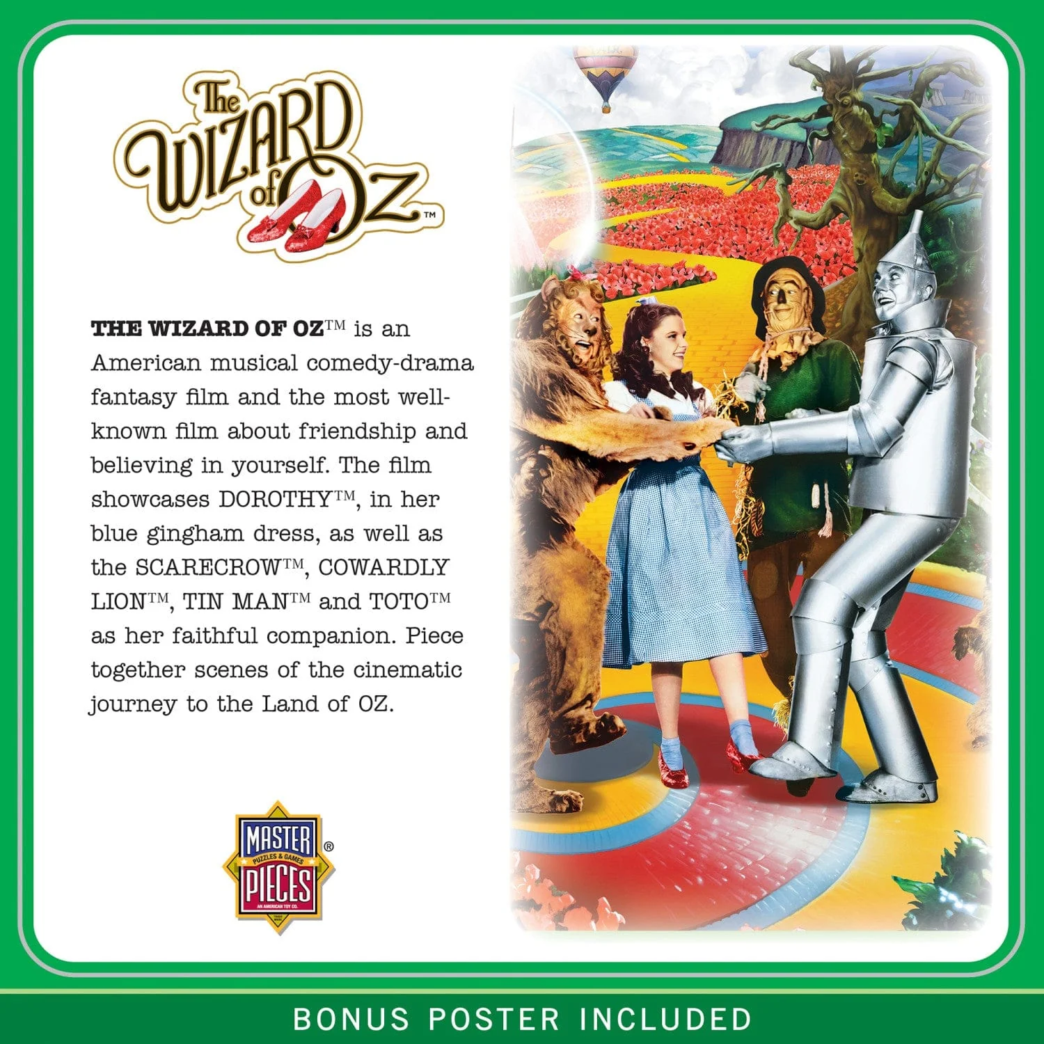 Wizard of Oz - Beyond the Rainbow 1000 Piece Jigsaw Puzzle - Image 3