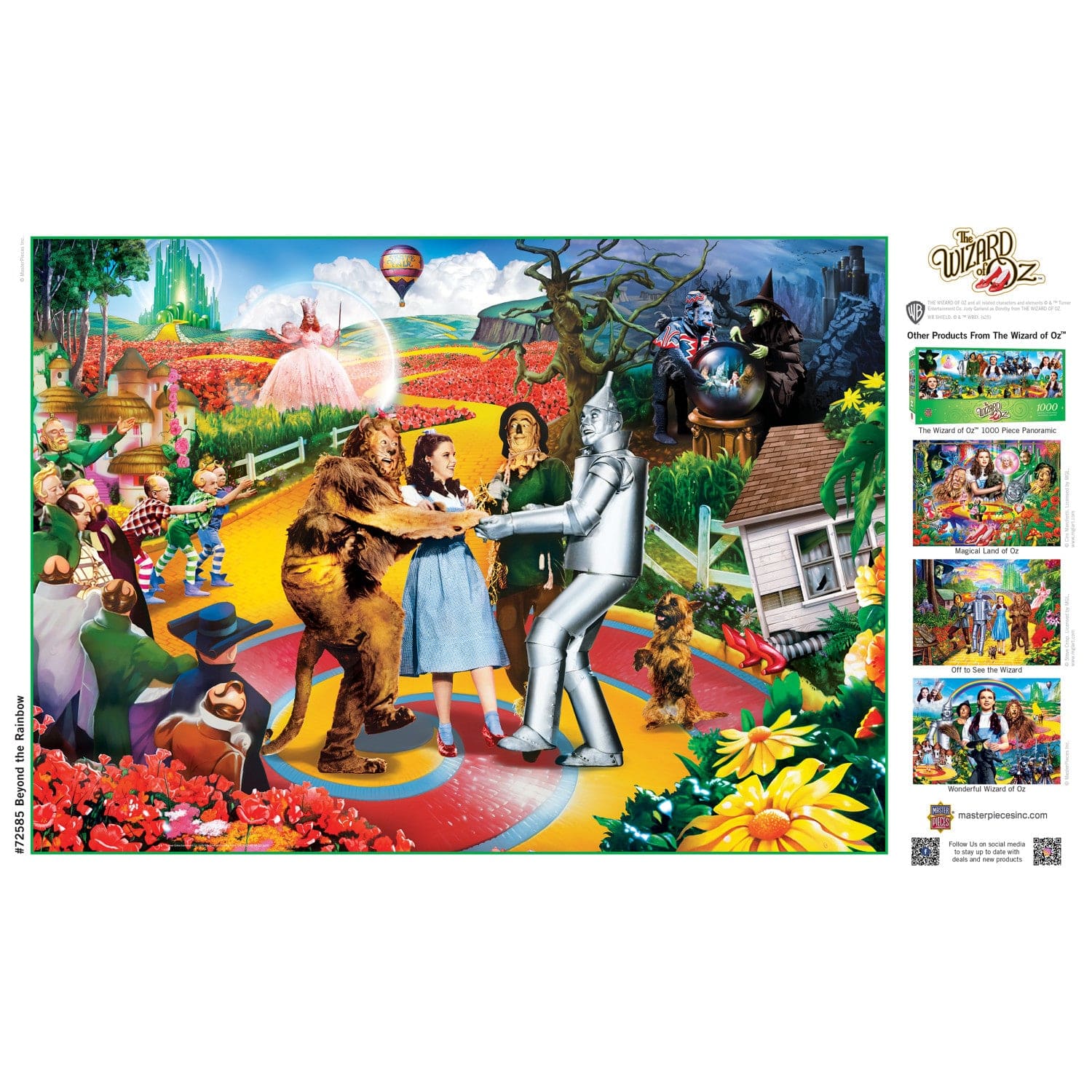Wizard of Oz - Beyond the Rainbow 1000 Piece Jigsaw Puzzle - Image 4