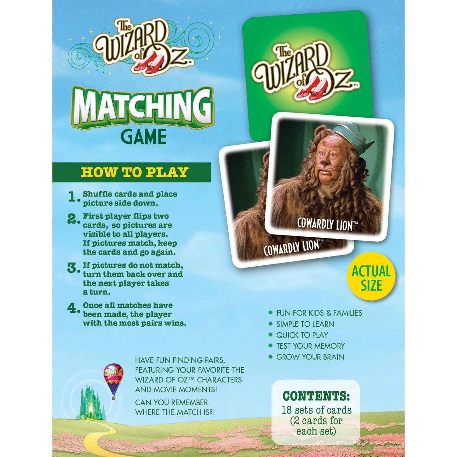 Wizard of Oz Matching Game - Image 3