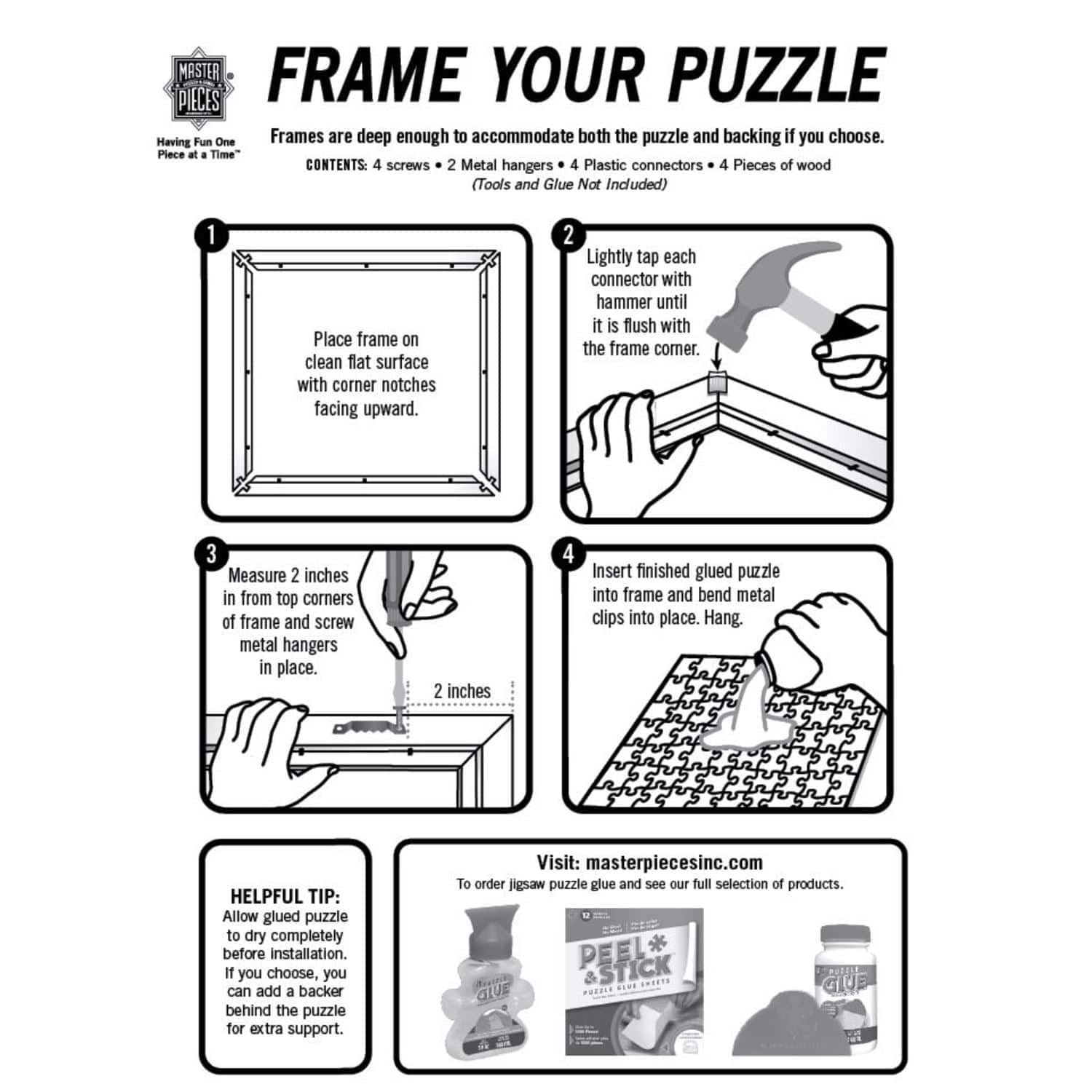 Wood Panoramic Jigsaw Puzzle Frame - 13" x 39" - Image 2