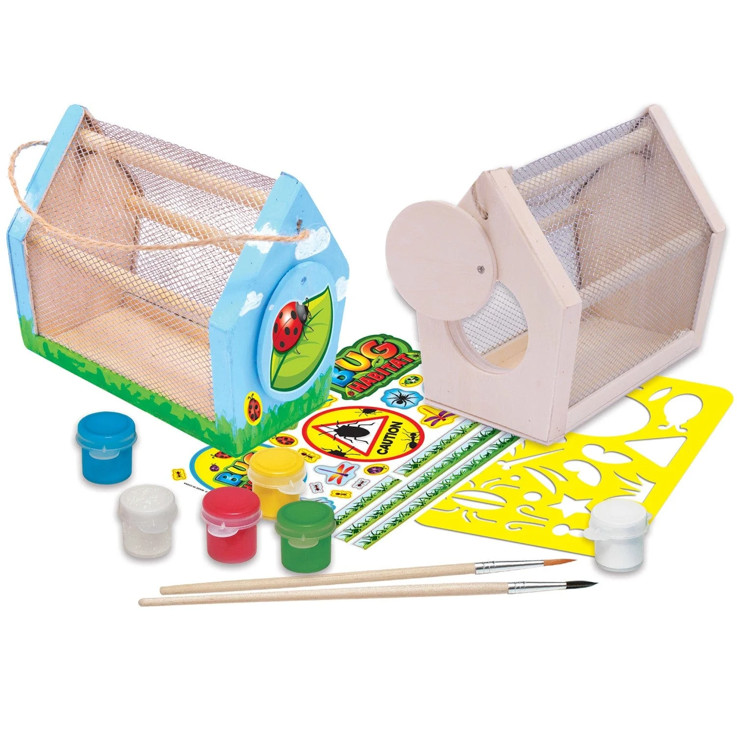 Bug Habitat Wood Craft & Paint Kit - Image 2