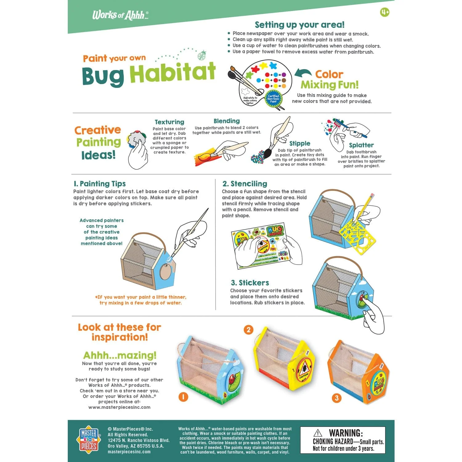 Bug Habitat Wood Craft & Paint Kit - Image 4