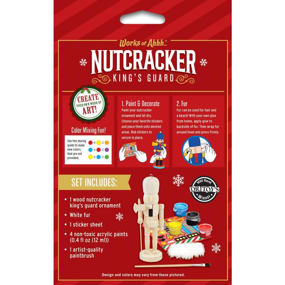 Nutcracker King's Guard Ornament Wood Paint Kit - Image 3