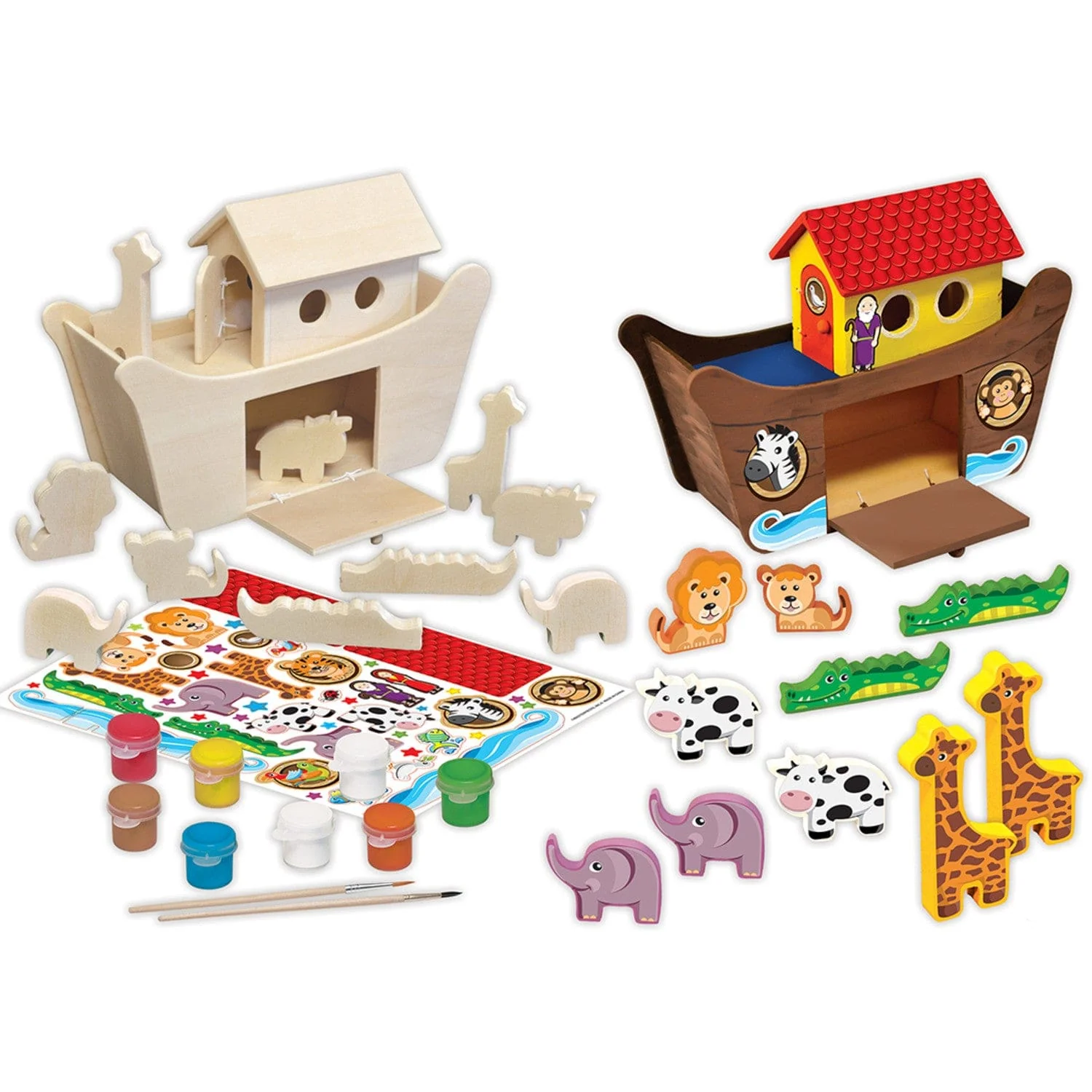 Noah's Ark Wood Craft & Paint Kit - Image 2