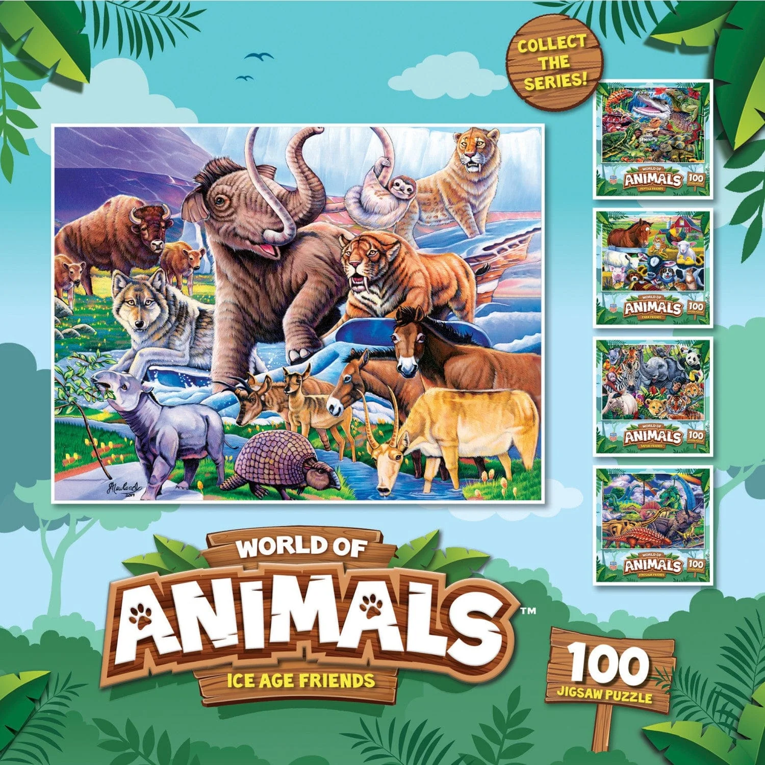 World of Animals - Ice Age Friends 100 Piece Jigsaw Puzzle - Image 3