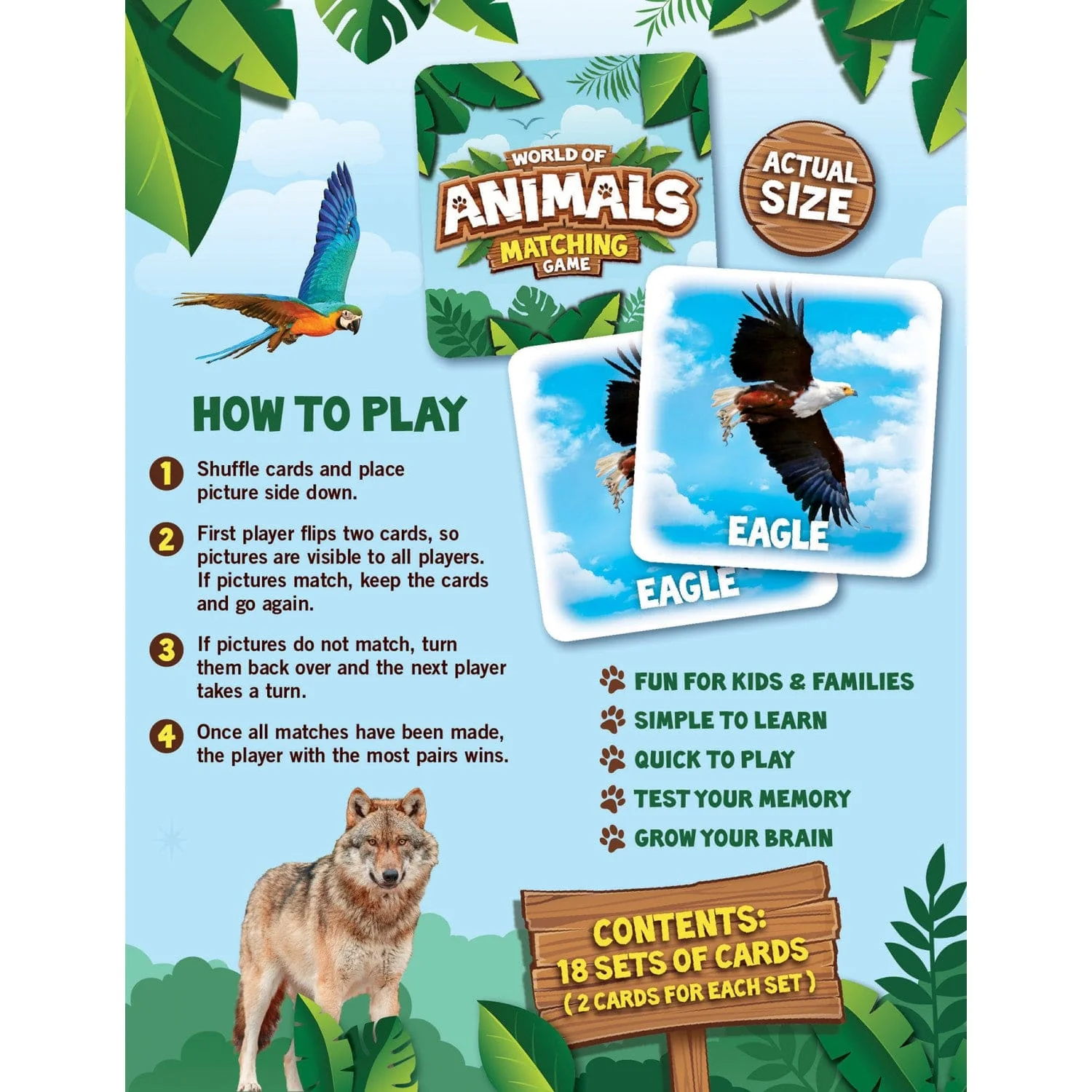 World of Animals Matching Game - Image 3