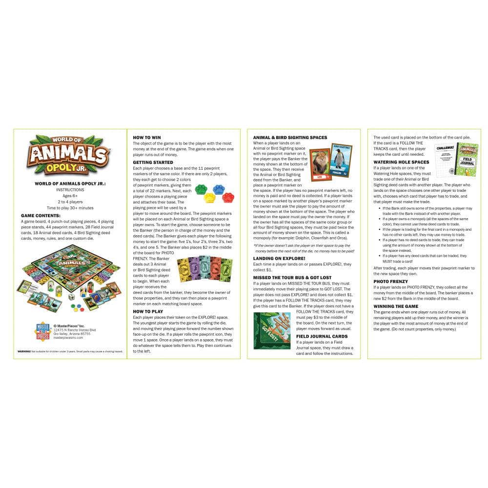 World of Animals Opoly Junior - Image 4