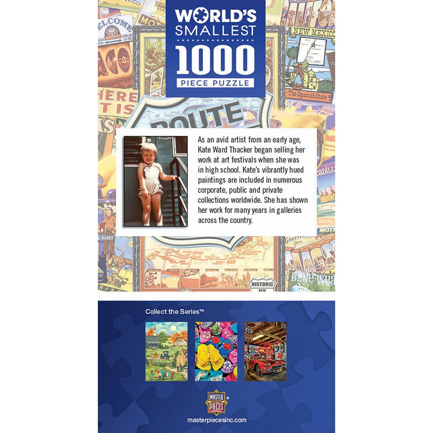 World's Smallest - Route 66 1000 Piece Jigsaw Puzzle - Image 3