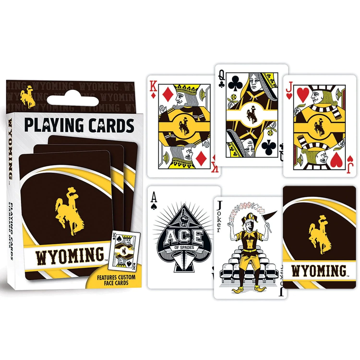 Wyoming Cowboys Playing Cards - 54 Card Deck - Image 3