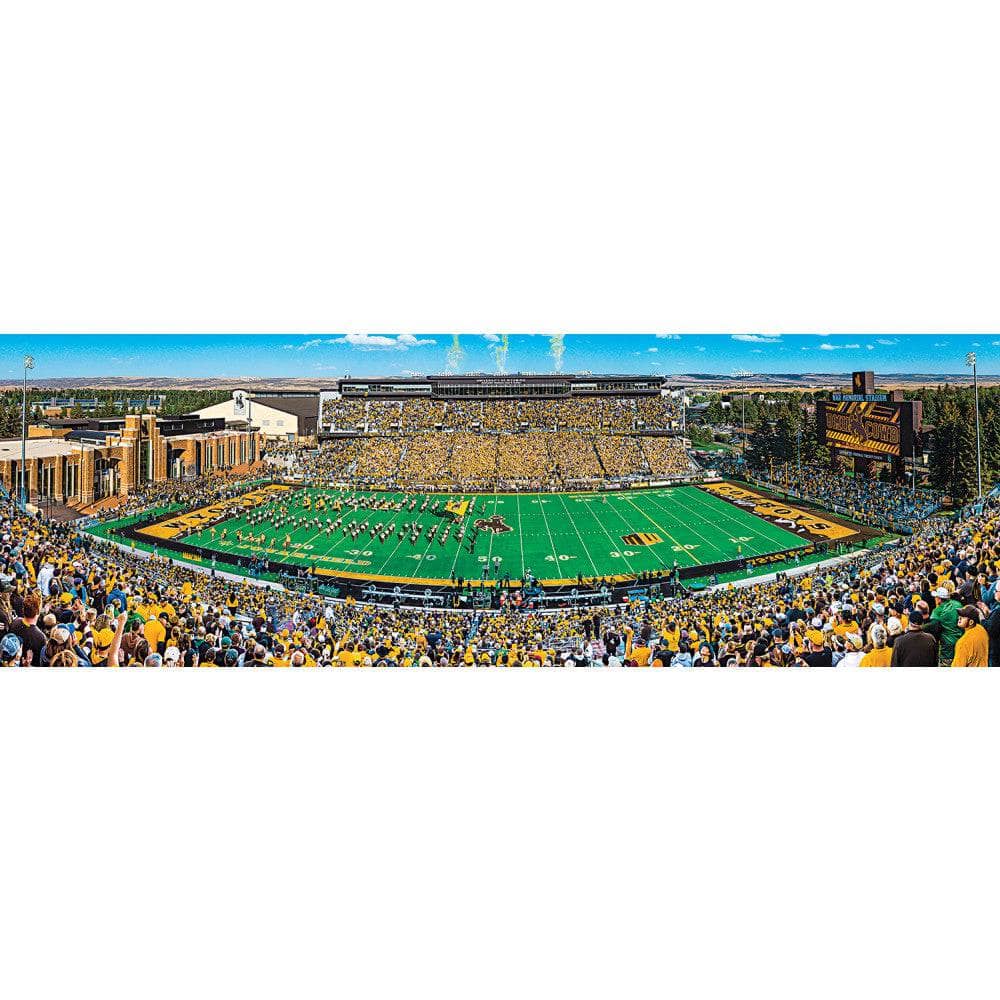 Wyoming Cowboys - 1000 Piece Panoramic Jigsaw Puzzle - Image 2