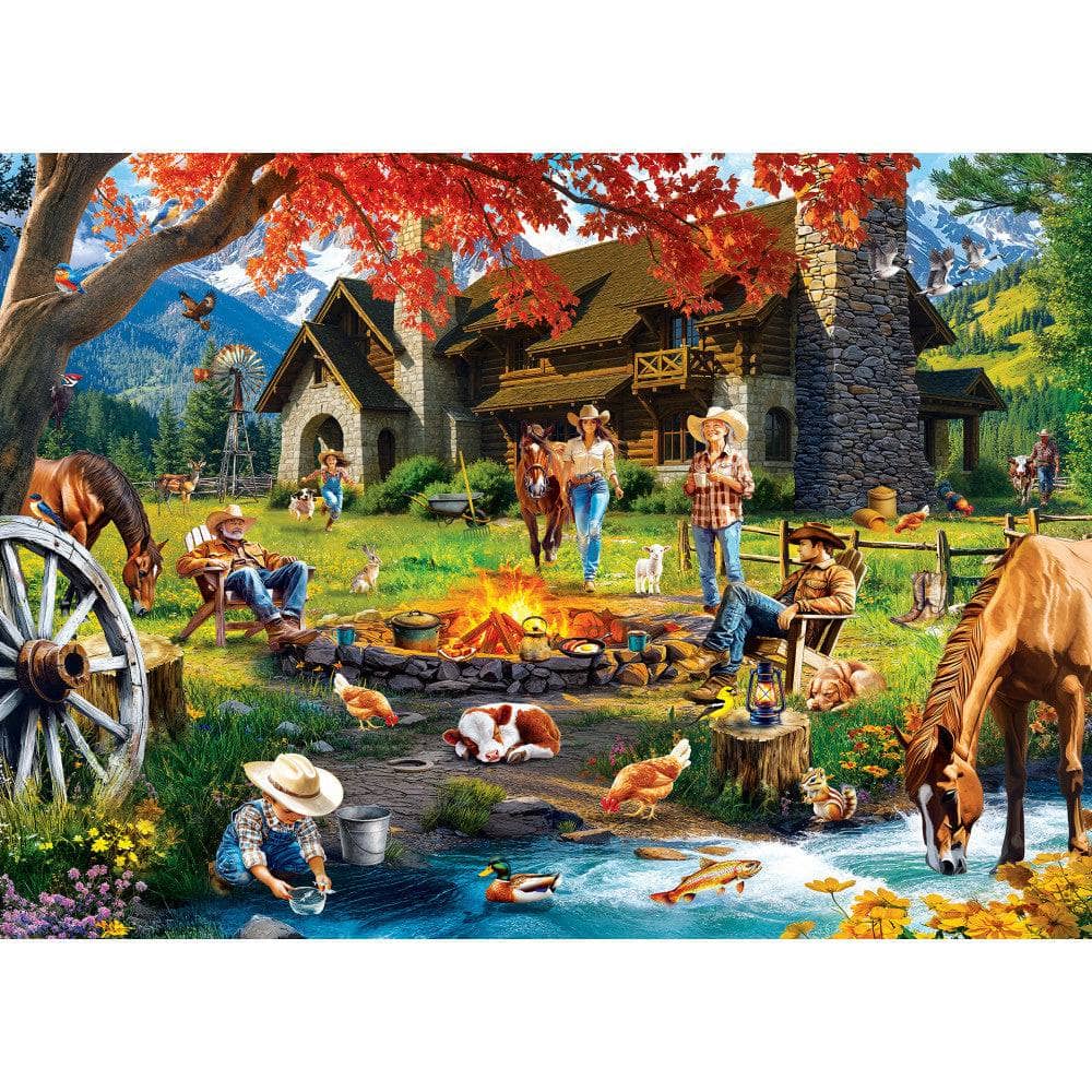 Yellowstone Ranch - The Big House 1000 Piece Jigsaw Puzzle - Image 2