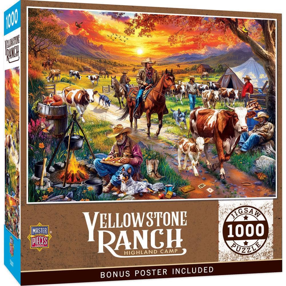 Yellowstone Ranch - Highland Camp 1000 Piece Jigsaw Puzzle